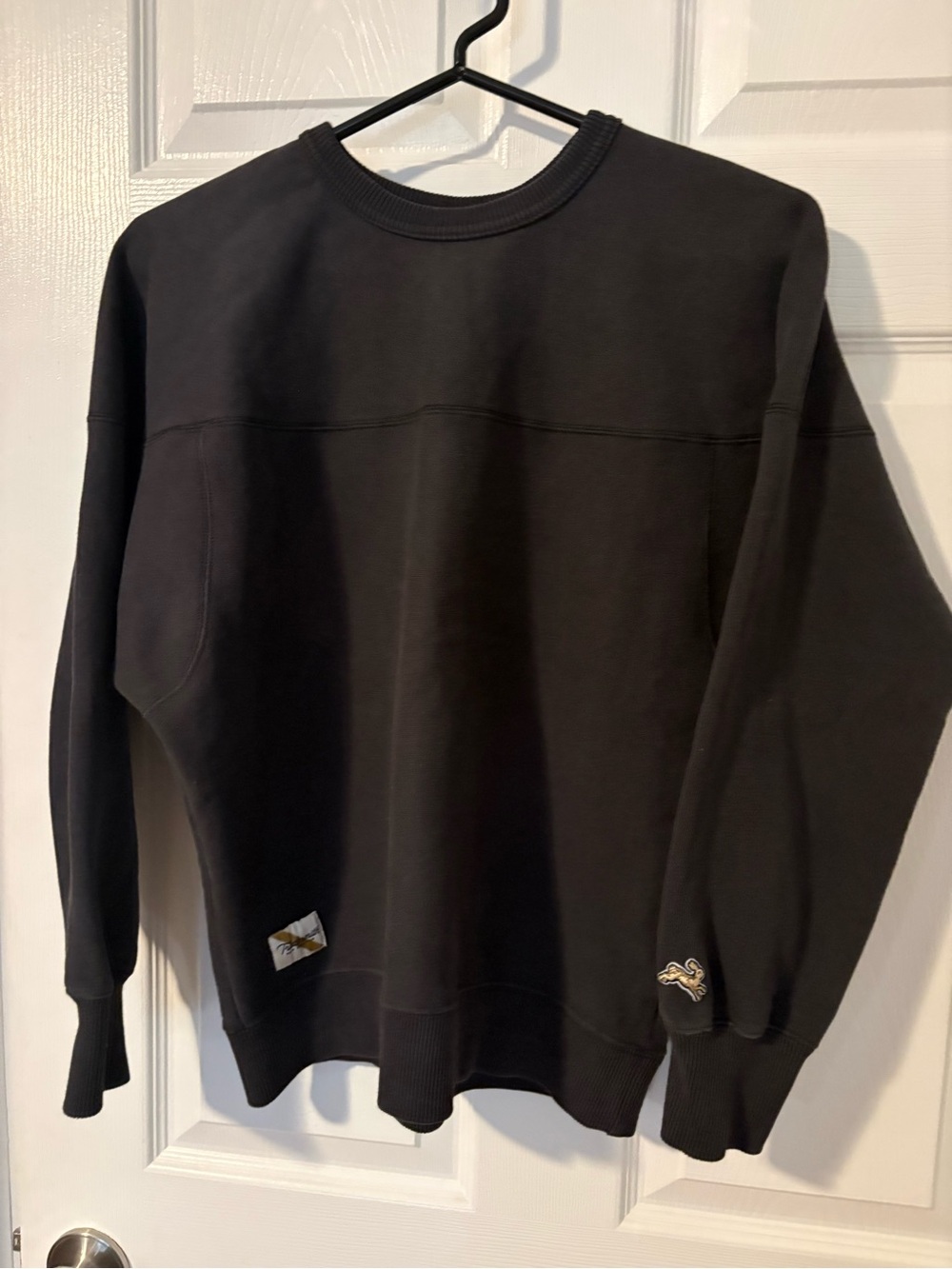 Tracksmith Black Crewneck Sweatshirt
